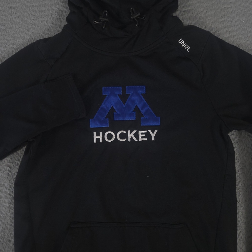 UNRL Hoodie Womens XS Black Crossover Minnetonka Hockey Performance Scuba Hood